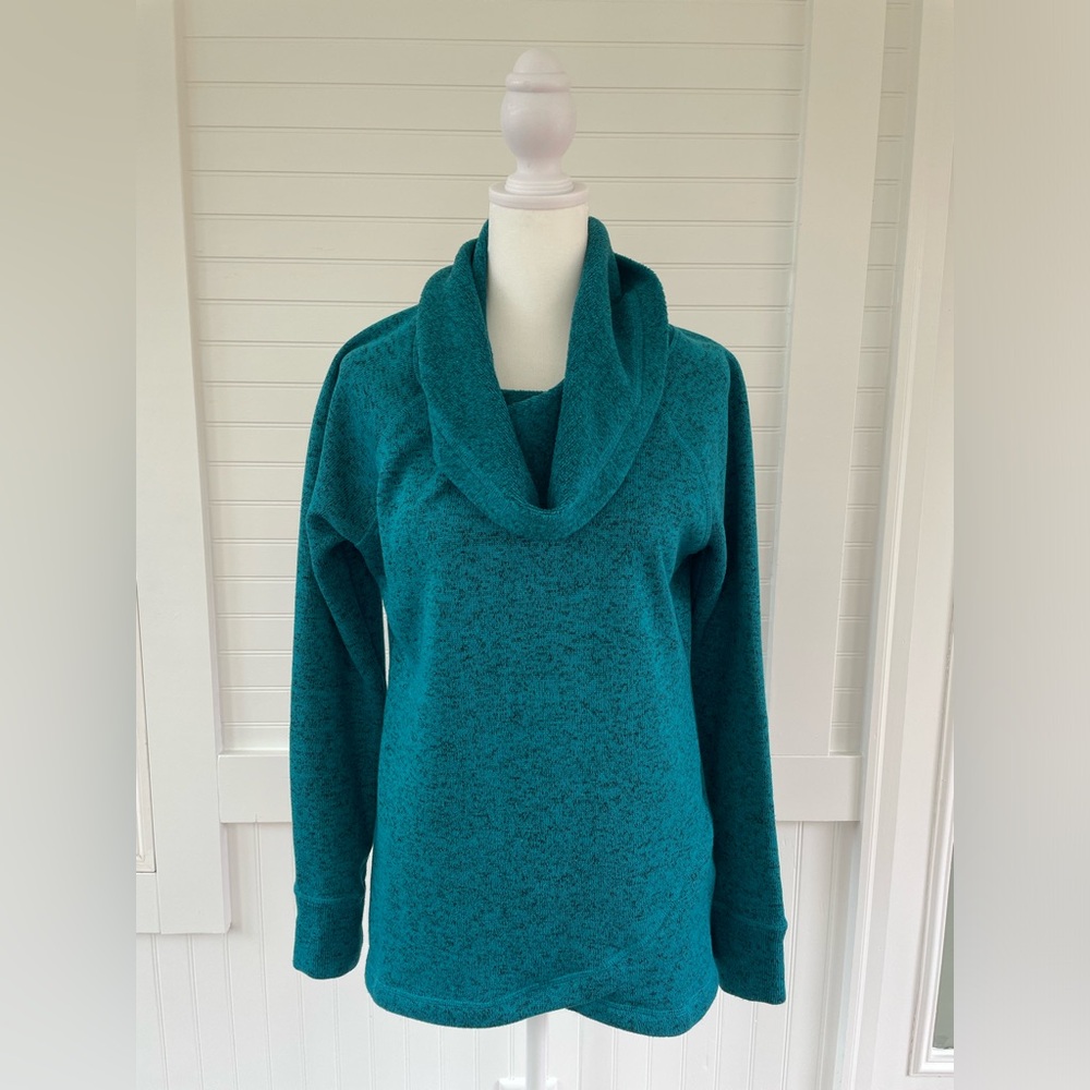 Ideology cowl neck tunic fleece sweater